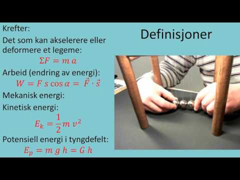 Video: Forskjellen Mellom Energi Og Kraft