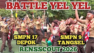 SCOUT CHEER BATTLE SMPN 17 DEPOK VS SMPN 9 TANGSEL || LATEST SCOUT CHEERS UPDATE | NATIONAL JAMBOREE