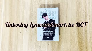 UNBOXING LOMOCARD MARK LEE NCT DREAM photocard unofficial