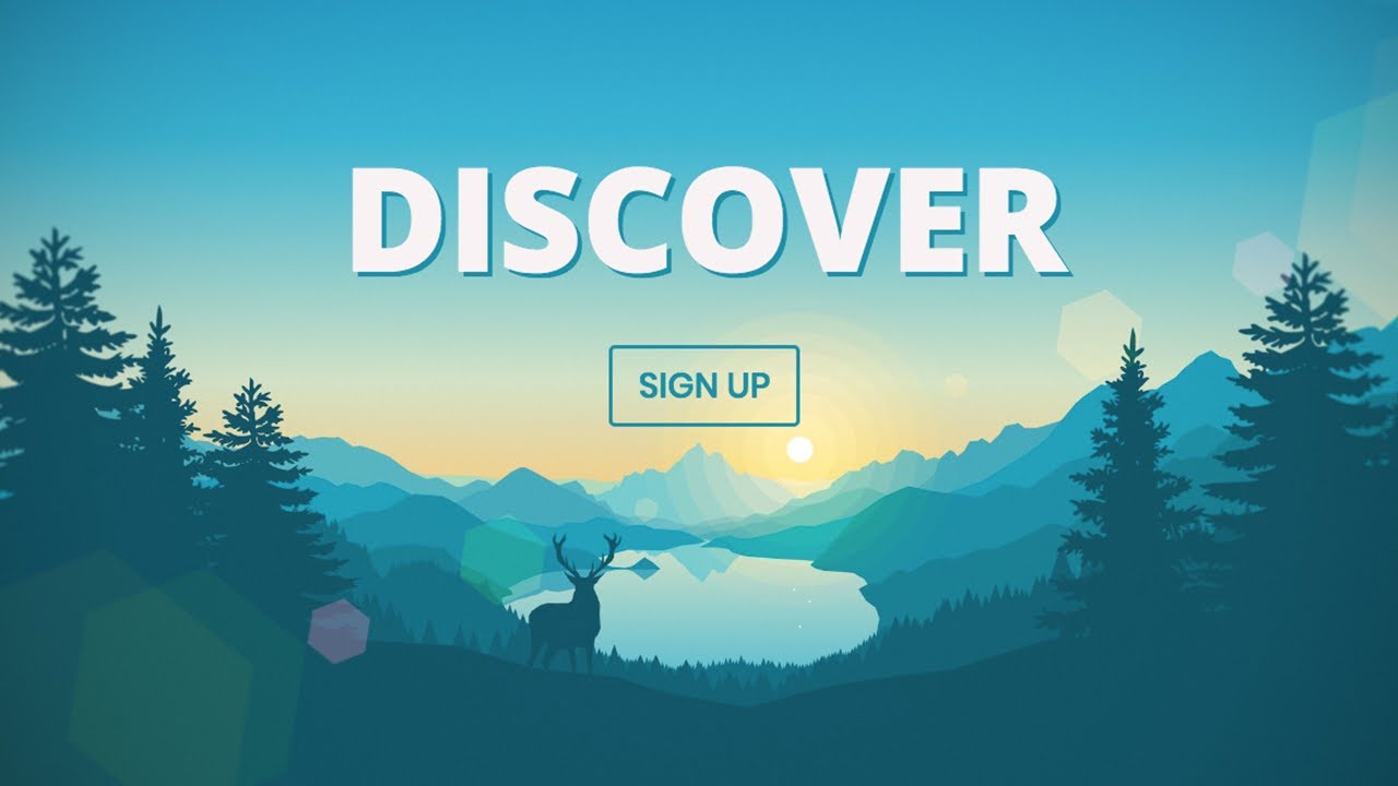 Full Screen Animated Landing Page - Responsive HTML5 & CSS3