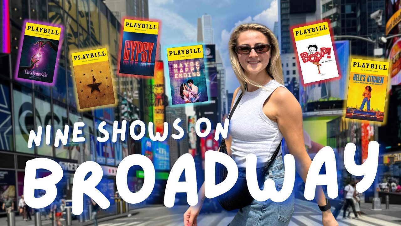 vlog: a week in New York City & my Broadway debut?!🤭✈️💫🗽