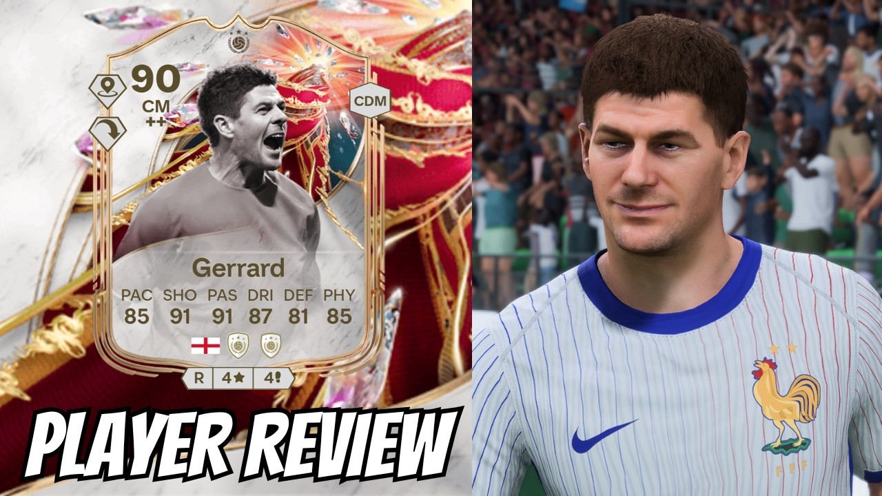 INSANE PASSING!🪄 90 KNOCKOUT ROYALTY ICON Gerrard PLAYER REVIEW EA FC 26