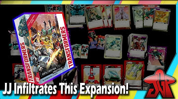 Transformers Deck-Building Game Infiltration Protocol expansion unboxing