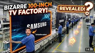 Inside Samsung 100 Inch TV Mega Factory – How Giant 4K TVs Are Made | Full Manufacturing Process