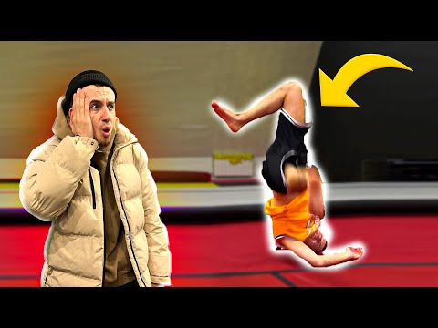 Parkour athletes go wild in the gym vlog
