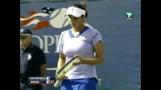 Sania Mirza V Govortsova 2009 Us Open