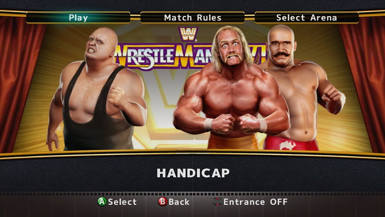 WWE Legends of WrestleMania King Kong Bundy vs. Hulk Hogan & Iron