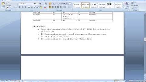 Part 1   Update Master File VSAM using Transaction SEQ file