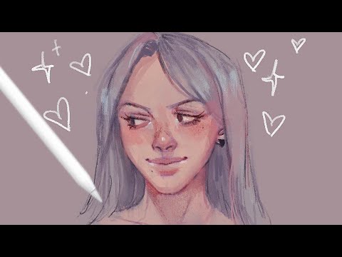 ASMR Drawing and Whispering! (iPad)