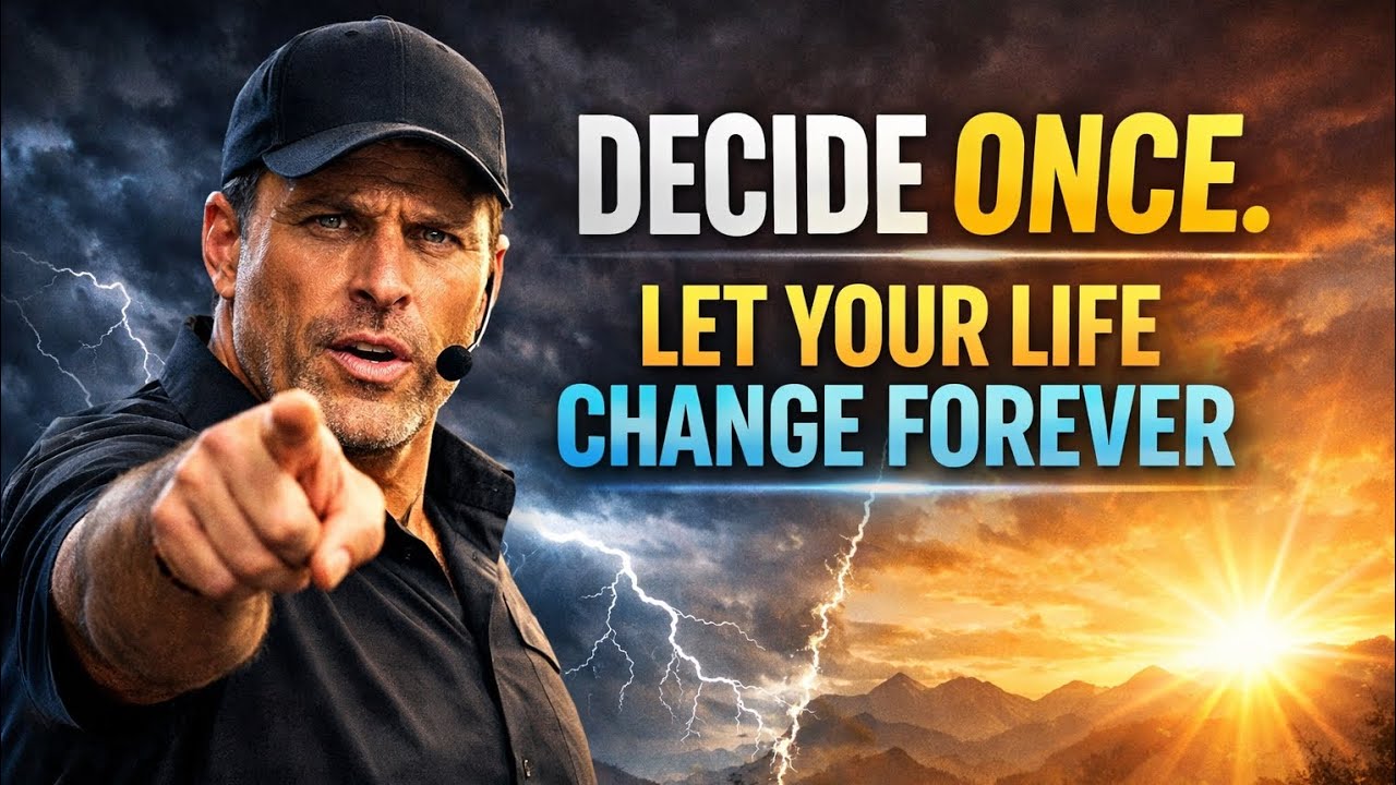Decide Once. Let Your Life Change Forever ( TONY ROBBIN )