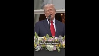 Trump orders US flags at half mast in remembrance of Pope Francis Trump Signing An Executive Order Ordering Flags At Half Mast For Pope Francis