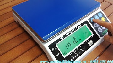 Hướng dẫn cài đặt đơn vị sử dụng - Cân Jadever JWL - 0908 608 666 cân Thái Bình Dương