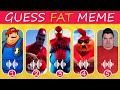 Guess MEME Voice #669 ( Fat Edition ) | Super Mario Bros, Skibidi, Spider Verse, Nikocado Avocado
