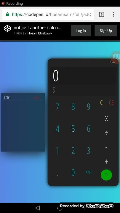 javascript calculator 🌴not just another one @freecodecamp - YouTube