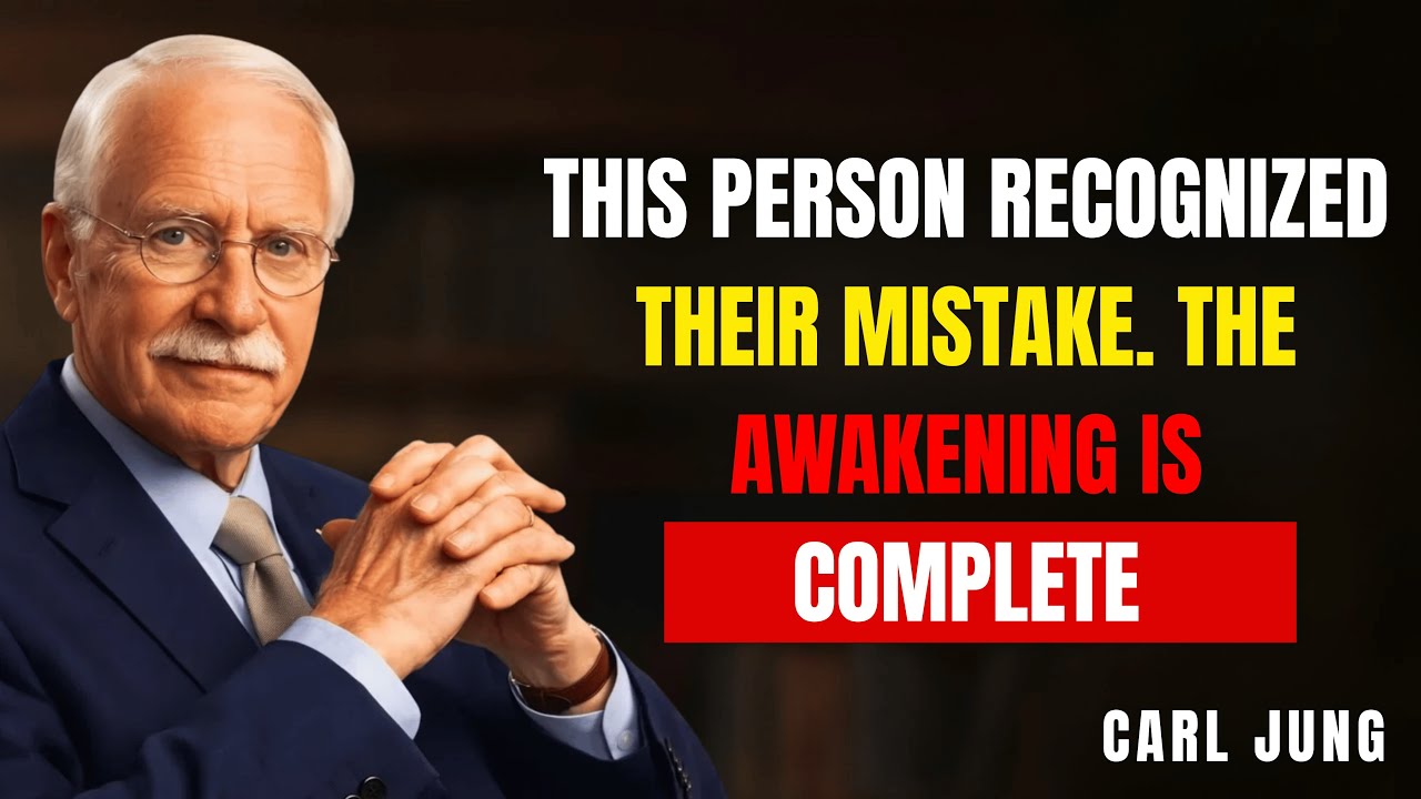 This person has recognized their mistake. The awakening is complete now | Carl Jung