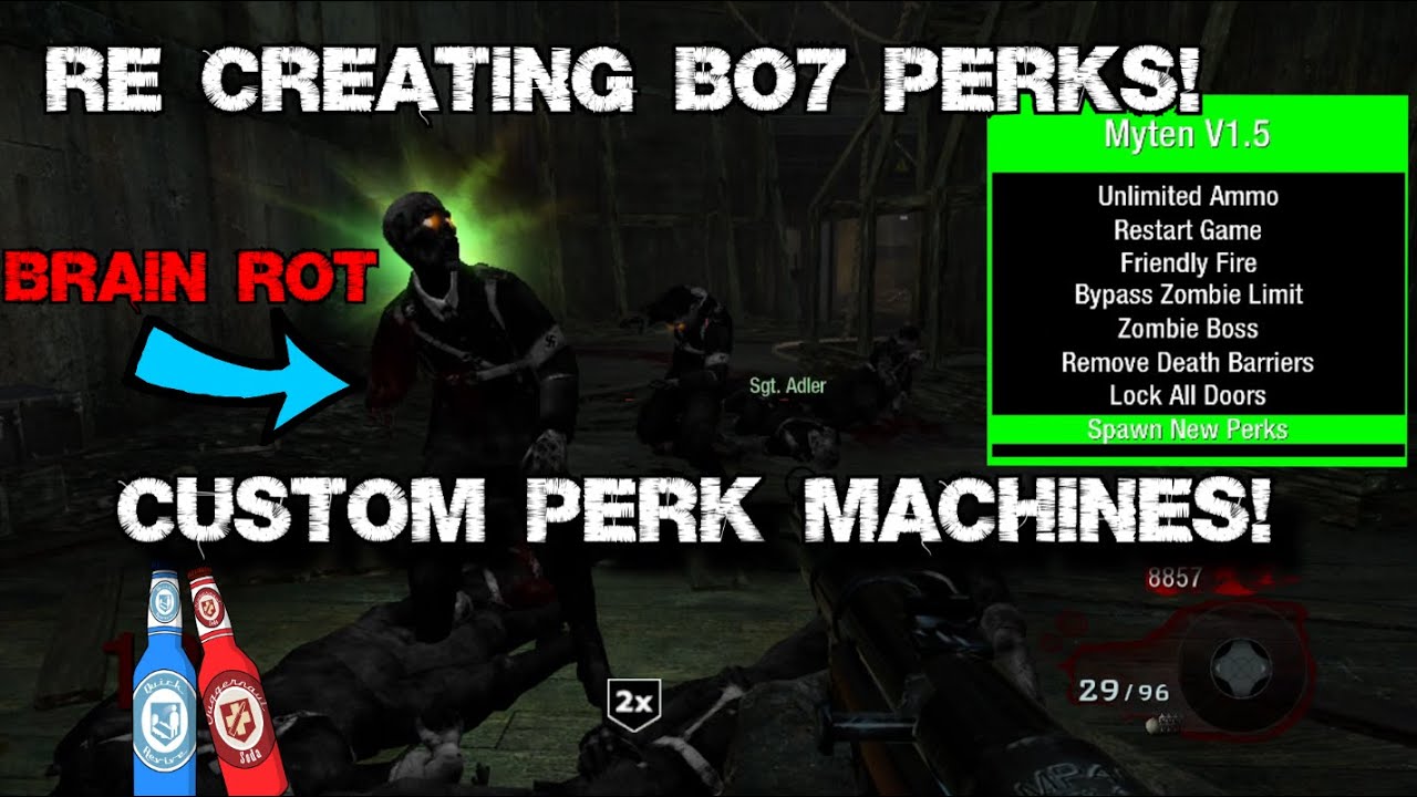 Black Ops Zombies Custom Perk Machine's Preview! Good Idea? (Myten VIP)