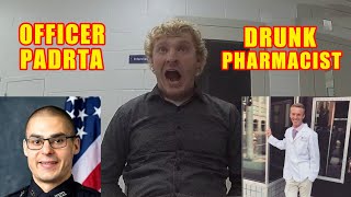 Pullman Officer Padrta Banters with a Pharmacist Arrested for Drunk Driving