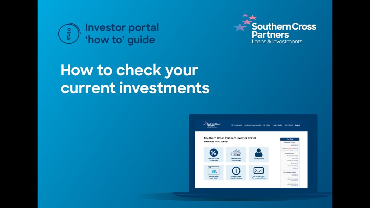 How to check your current investments