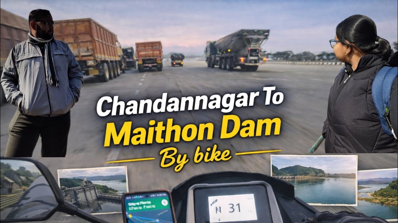 “রাস্তাই গল্প, বাইকই সঙ্গী 🚴‍♂️✨Maithon রাইড | শান্ত প্রকৃতি | মুক্ত হাওয়া |