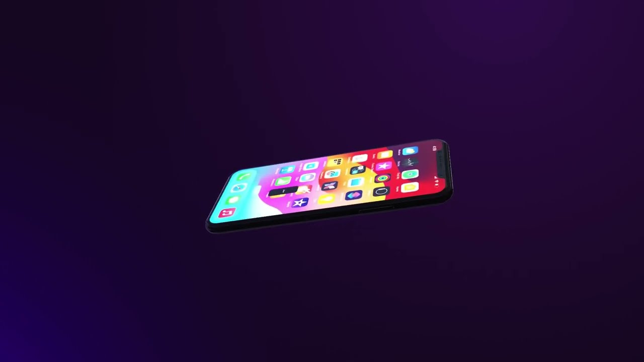 3D Mobile App UI Promo & Explainer Sample