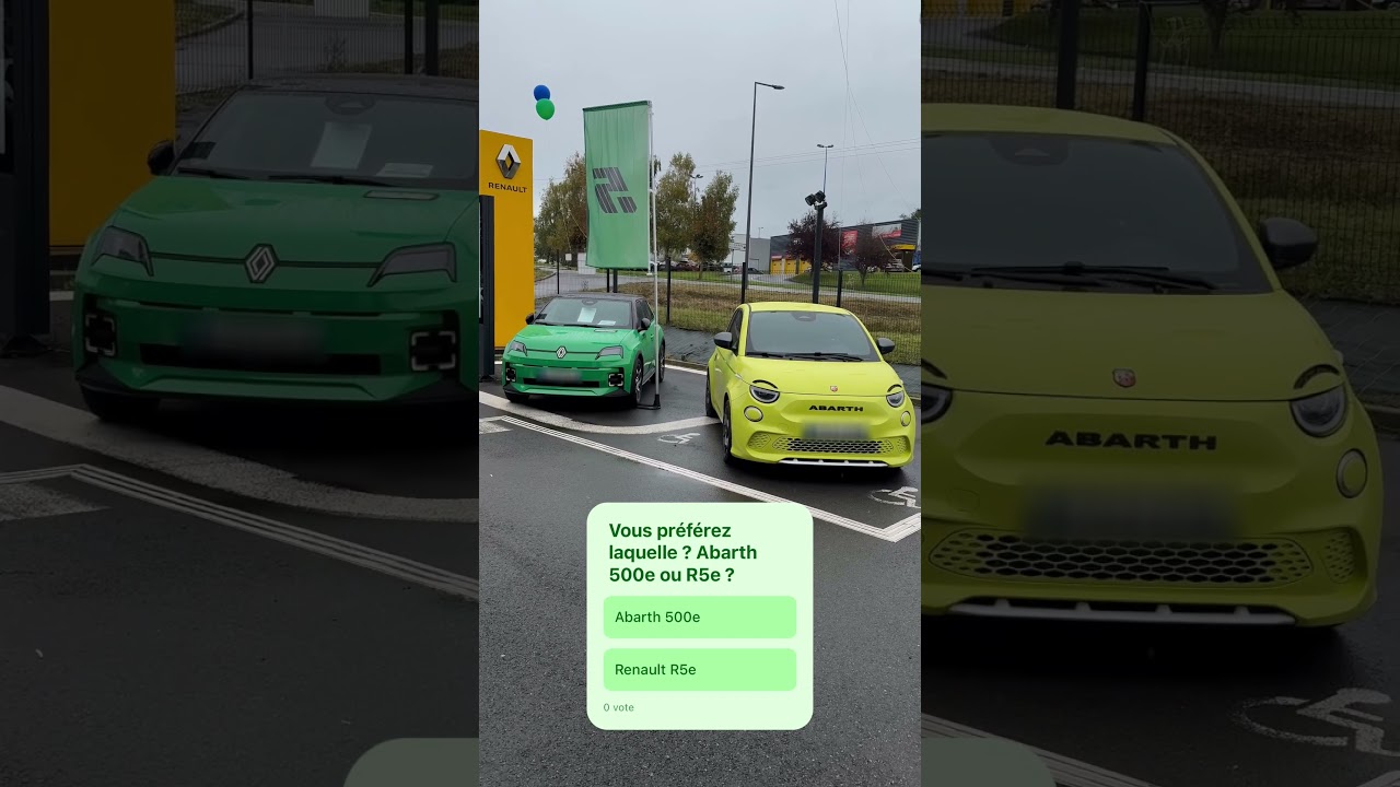 Abarth 500e vs Renault R5e 