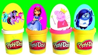 Play Doh Surprise My Little Pony Peppa Pig Disney Inside Out Princess Sofia The First Dough Surprise