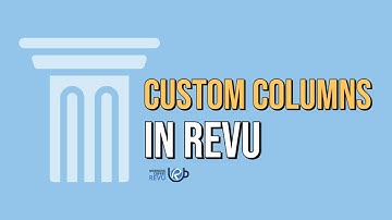 Custom Columns In Revu | Morning Coffee Revu