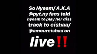 Pyt.ny Played Her Diss Track On Live