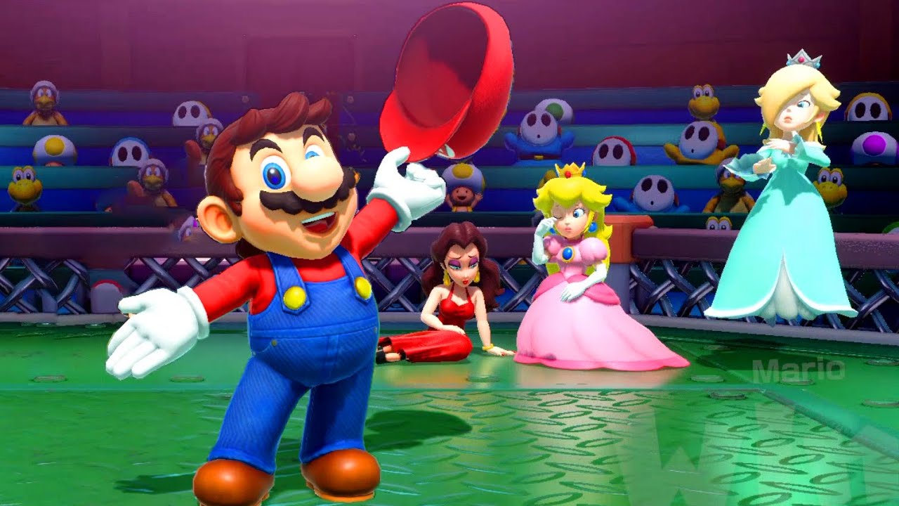 Super Mario Party Jamboree Minigames -  Mario Vs Girlfriends