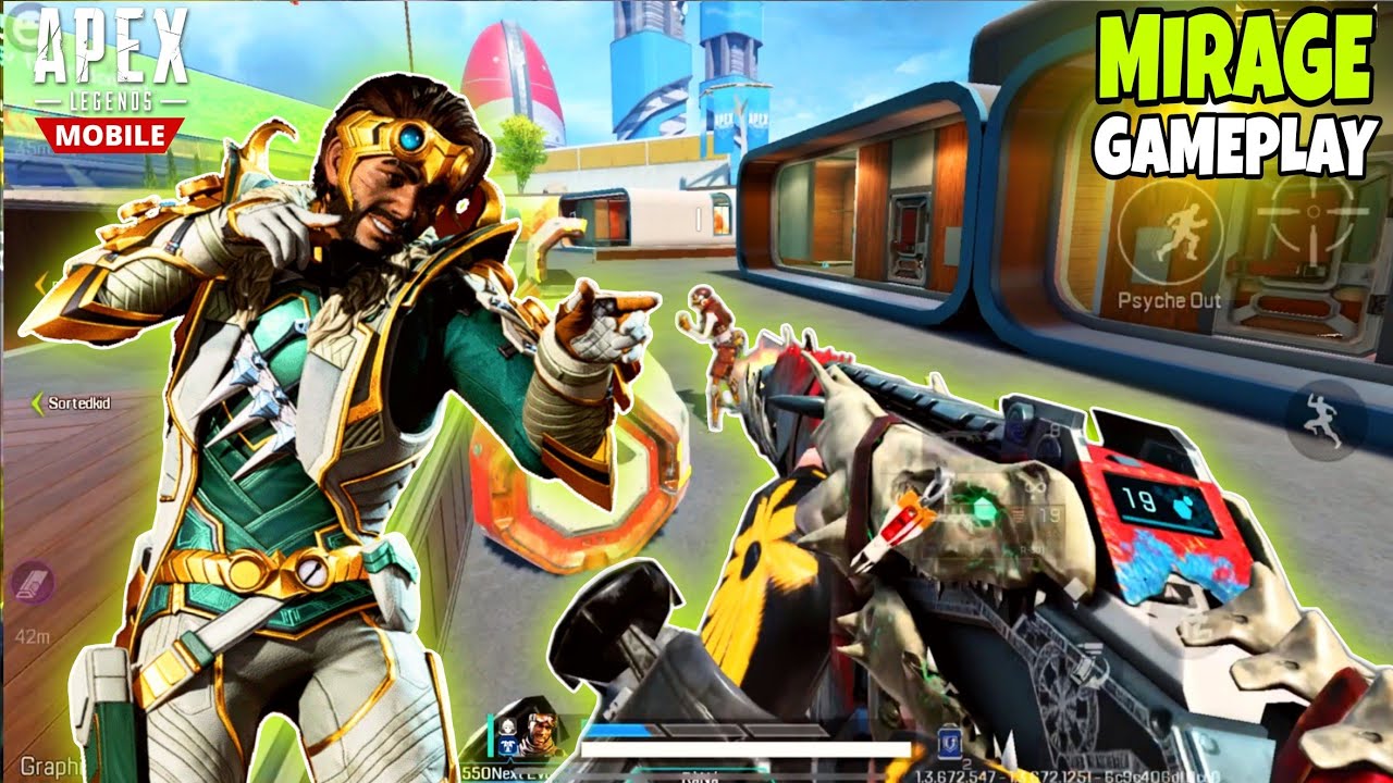 MIRAGE RANK GAMEPLAY | APEX LEGEND'S MOBILE