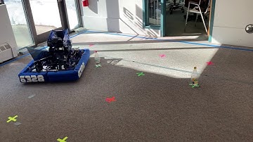 Slalom Path FRC6328 Autonav Challenge Run 6