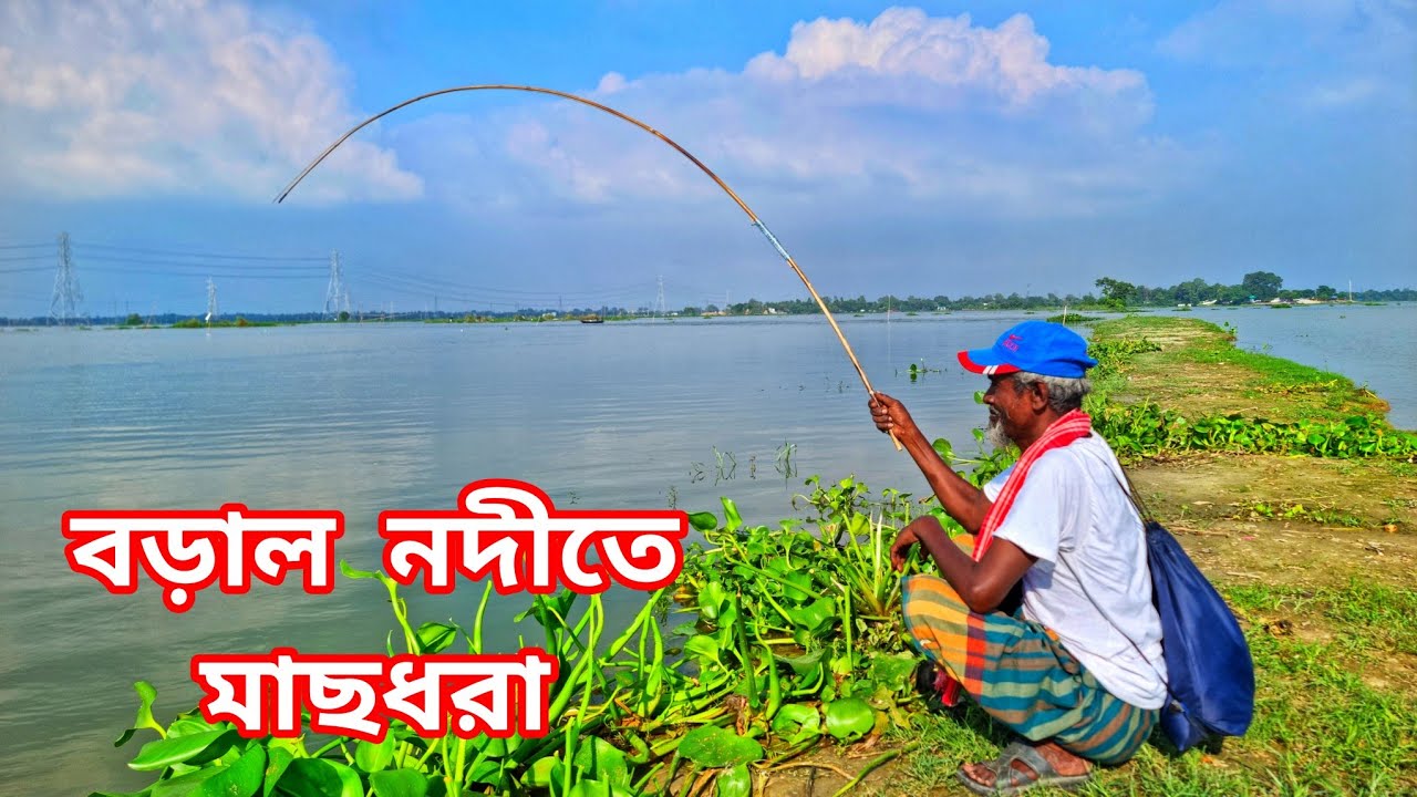 বড়াল নদীতে আক্কাস মামার মাথানষ্ট মাছধরা 🎣🎣 Fishing video | Hook fishing video |  Fishing BD Fast Tv 