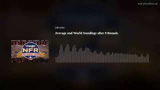 Average and World Standings after 8 Rounds