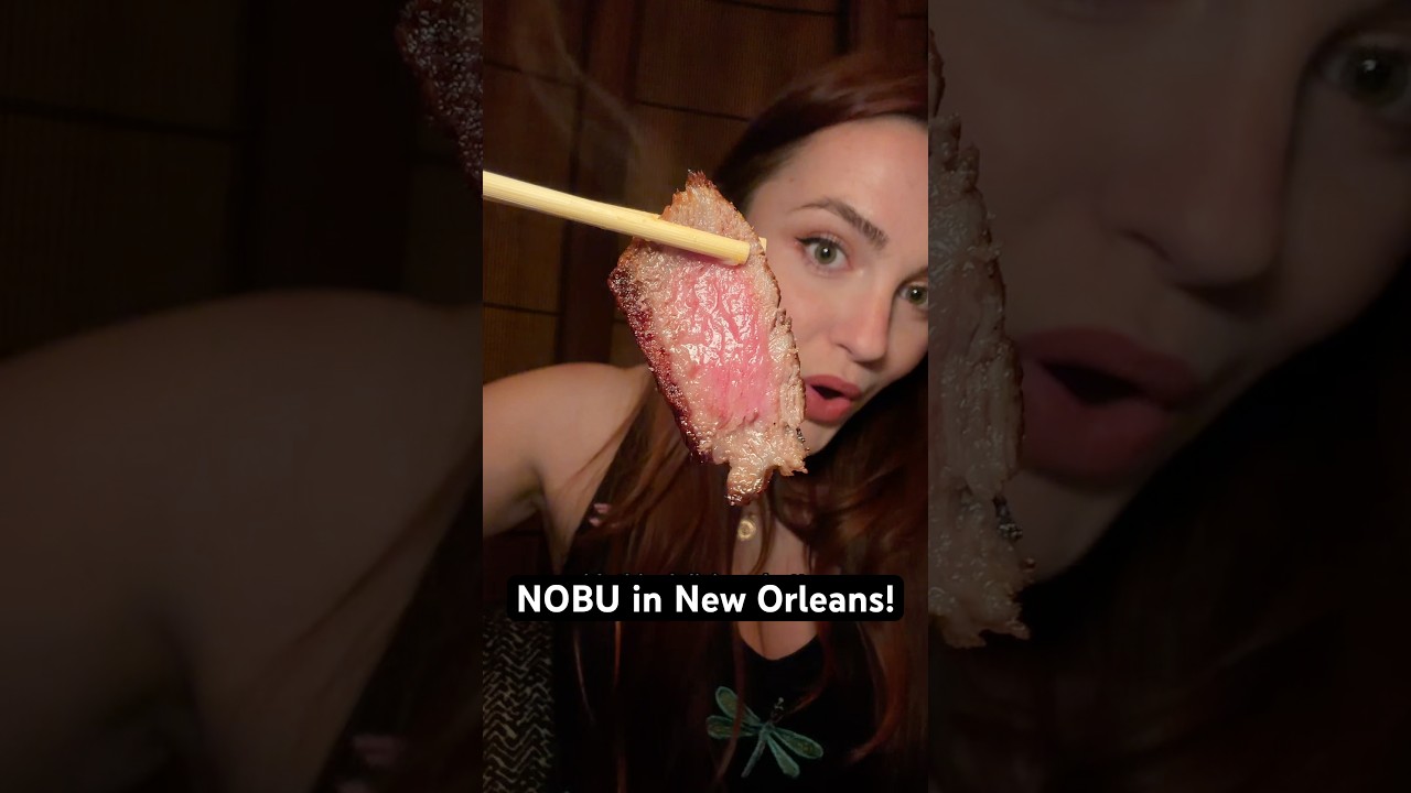 Letting the chef decide everything I eat at NOBU! #neworleans #nobu #sushi #wagyu #japanesefood
