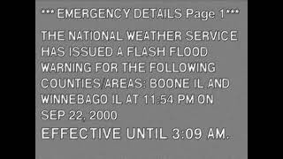 EAS Mock: Flash Flood Warning in IL 9/22/00 (Gorman-Redlich EAS-1CG)