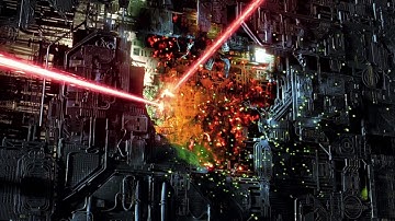 Borg Cube Destruction - STAR TREK: FIRST CONTACT