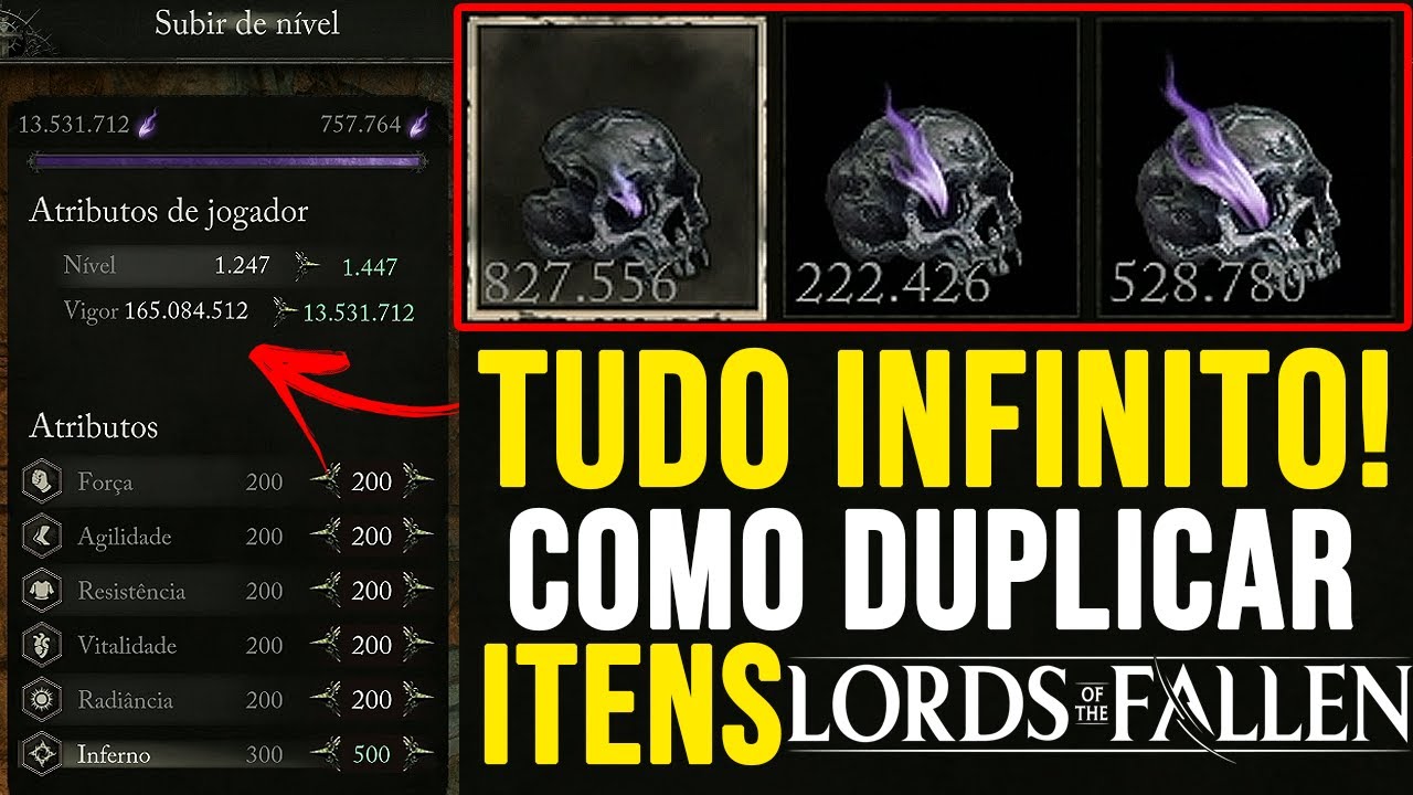 LORDS OF THE FALLEN - DEIXE QUALQUER ARMA COM PESO ZERO E REQUISITOS ZERO!  ITEM SECRETO PERDIVEL!!!! 