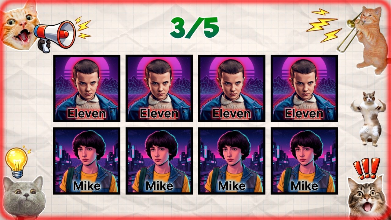 Say The Word On Beat Challenge - Ep. 49 Stranger Things | Levels 1-5 Easy to Insane