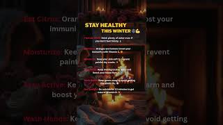 Winter Health Tips You Need! ❄️💪 #shorts