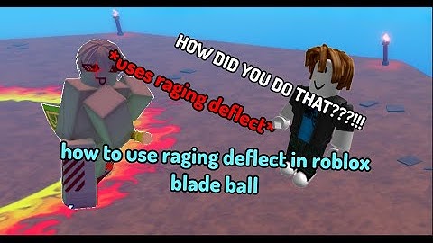 [Roblox Bladeball] How do you use Raging Deflect Properly? I Roblox Tutorial