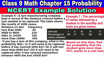 Class 9 NCERT Example 6 | Example 7 | Probability | NCERT | CBSE | Math | Chapter 15