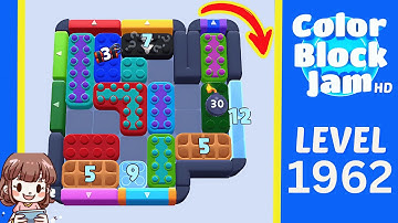 Color Block Jam Level 1067 (1962) Solution Walkthrough