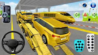 Double Trailer Truck Rescue 🚛 OLD Kia Carnival | 3D Driving Class #7 #3d