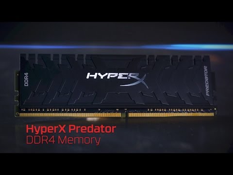 Memoria DDR4 de hasta 4000 MHz: HyperX Predator DDR4