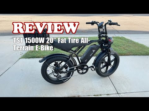 אופני שטח חשמליים TST 1500W עם צמיגים גדולים בגודל 20 אינץ' - סקירה