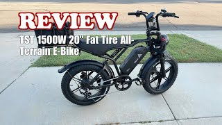 TST 1500W 20 Fat Tire All-Terrain E-Bike - Review