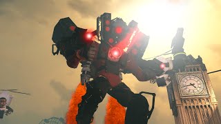 What if: The titan speaker man would have used his laser core in skibidi toilet 58
