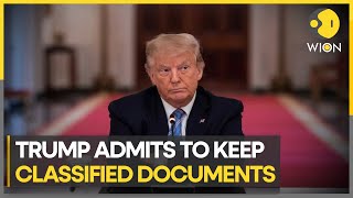 Donald Trump caught on tape admitting he kept classified documents: Report | English News | WION