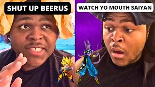 GOKU AND VEGETA TAKE GOTEN TO BEERUS'S WORLD