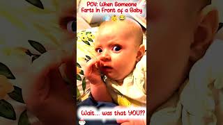Download Lagu When Someone Farts in Front of a Baby 💨😂 #newborn #cutebaby #viralvideo #funnyvideo #baby #babylover MP3